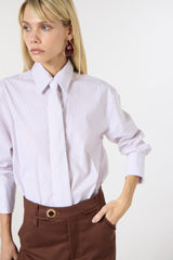 SK White Stripped Shirt