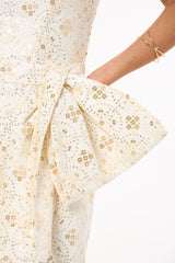 SK White Sequin Short Dress