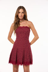 SK Red Short Dress