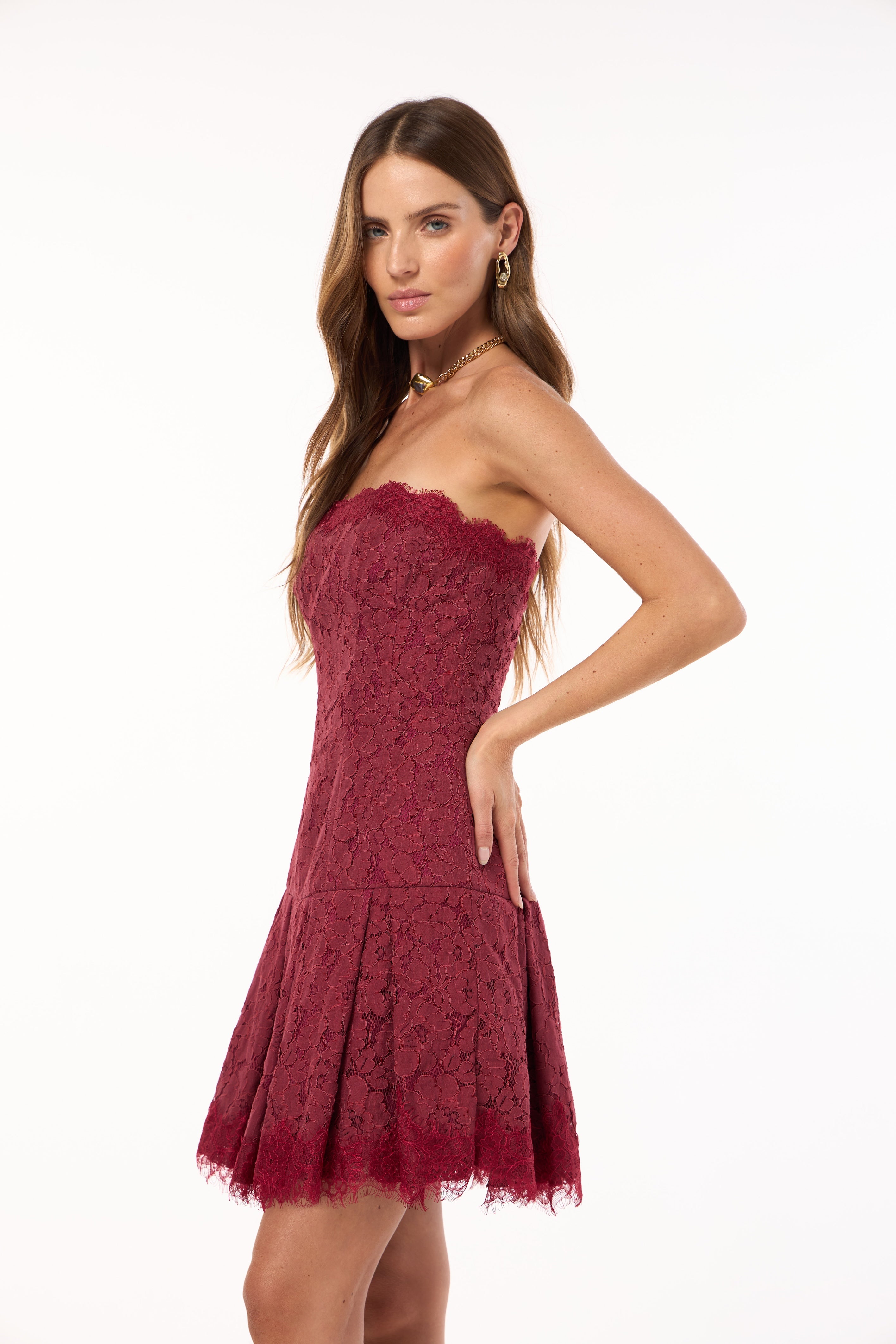 SK Red Short Dress