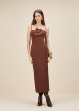 SK Brown Midi Dress