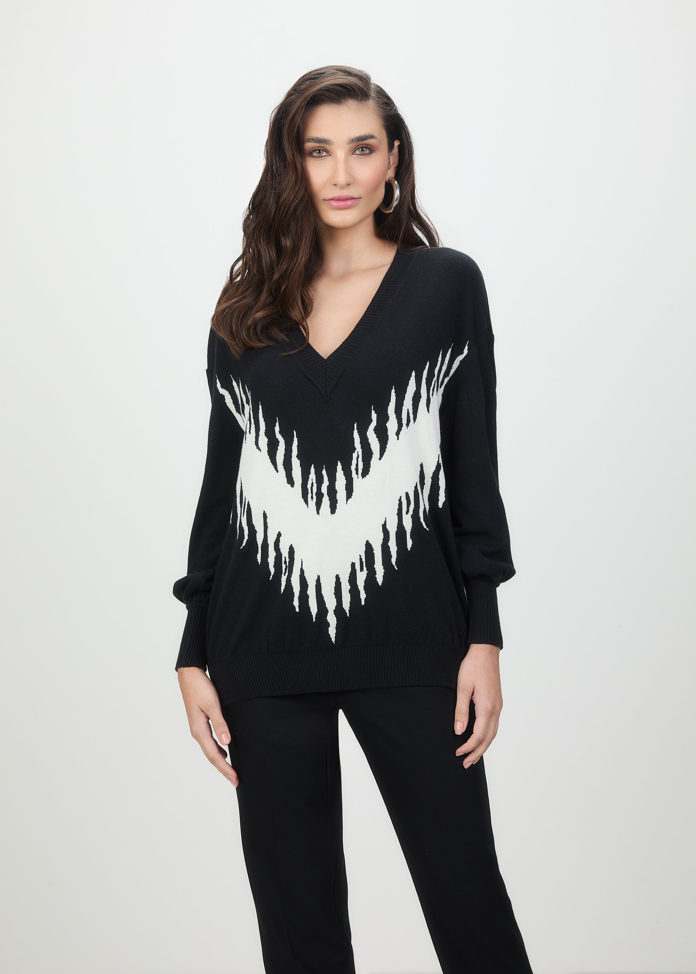 TD Zebra Knit Sweater