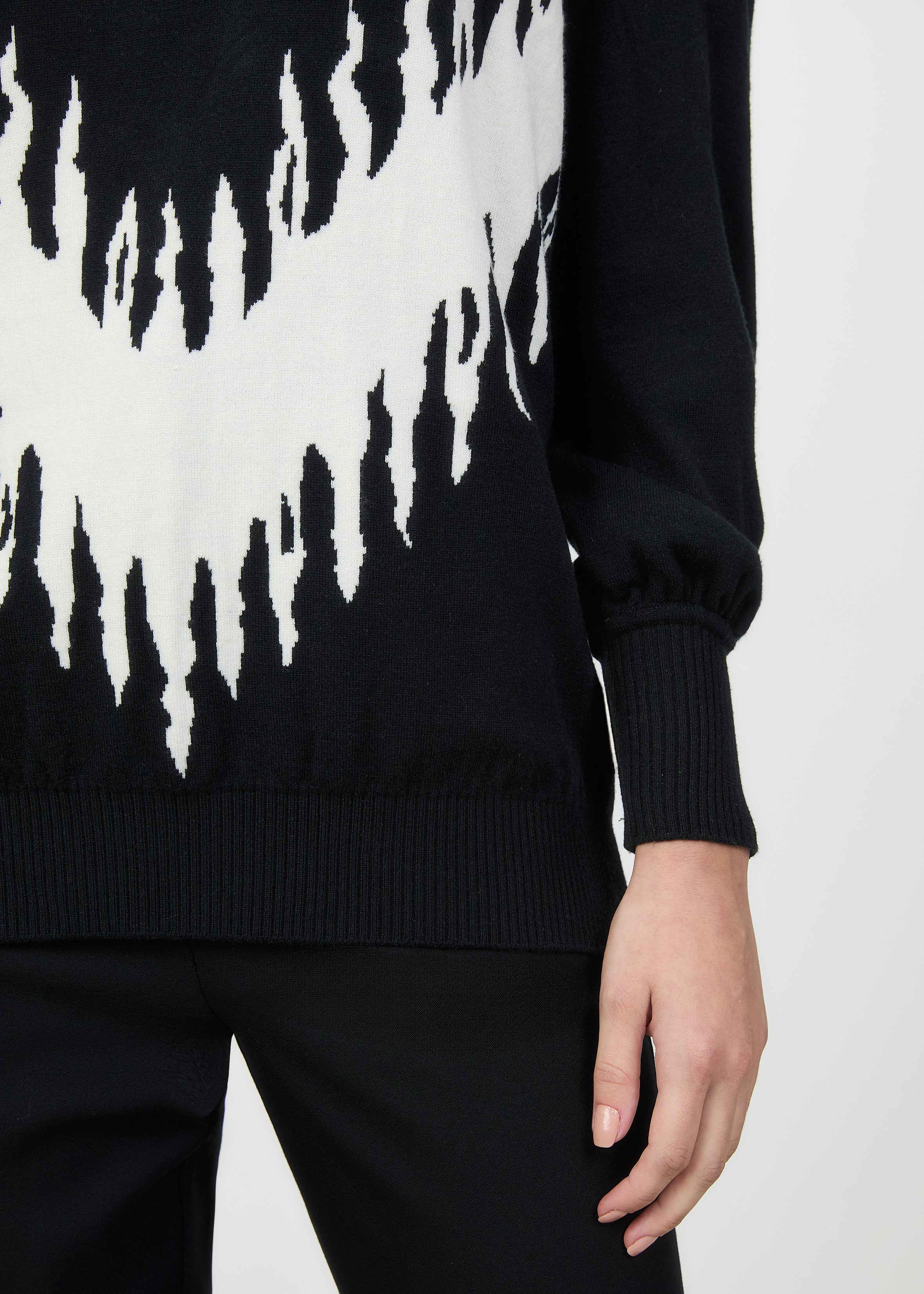 TD Zebra Knit Sweater