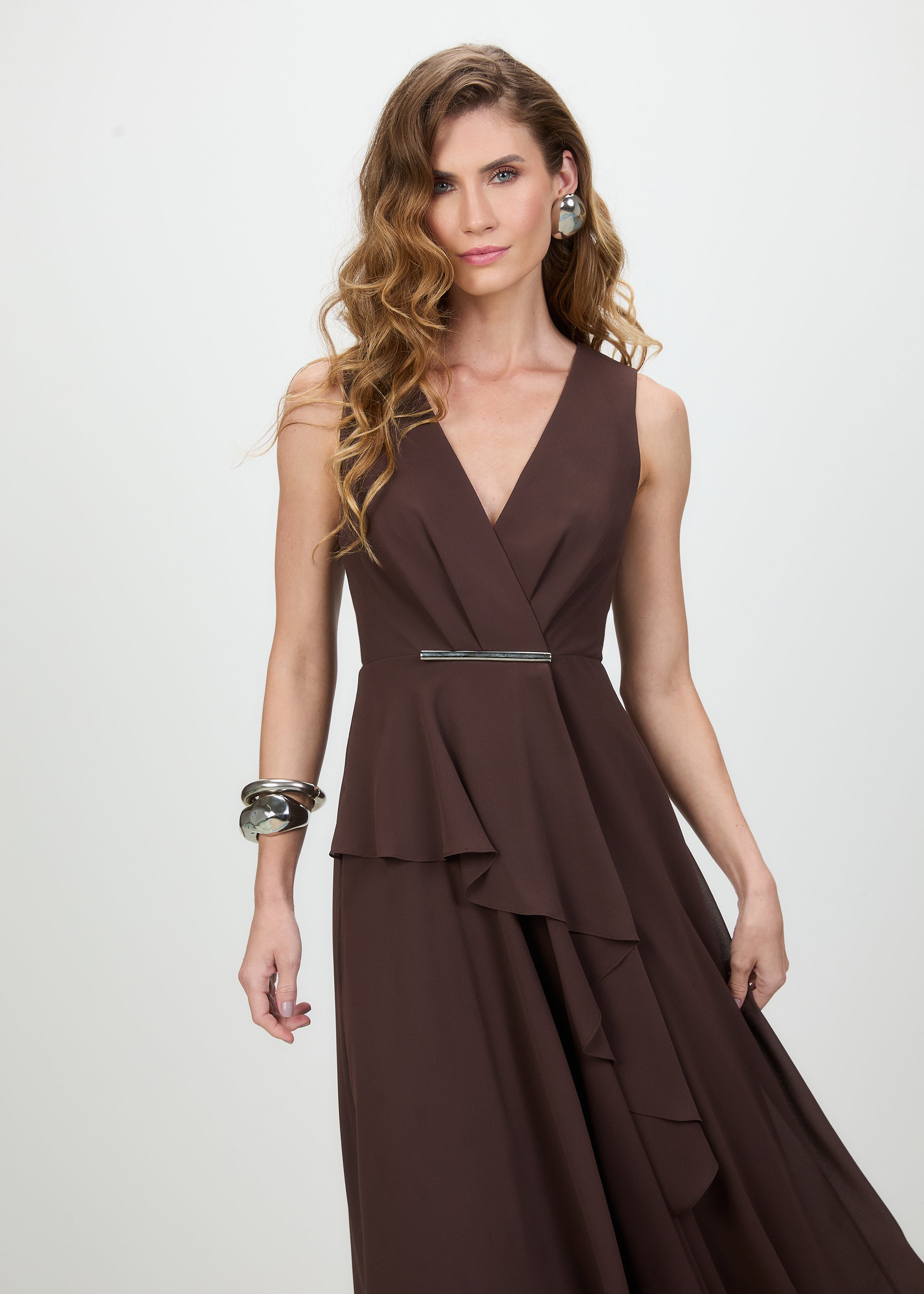 TD Brown Midi Dress