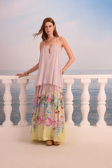 Sk Long Floral Dress