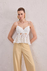 TD Beige Linen Pants