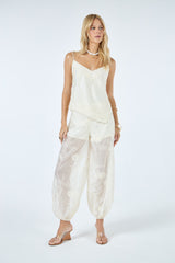 TD Off-white Pants Set