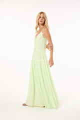 TD Long Green Dress