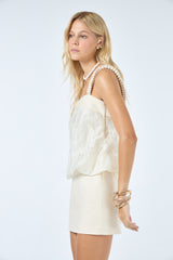 TD Off-white Short Dress
