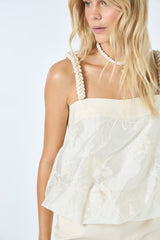 TD Off-white Short Dress