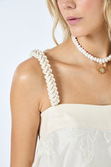 TD Off-white Short Dress