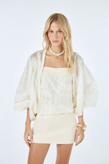 TD Off-white Short Dress