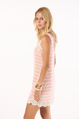 TD Pink Sequin Short Dress