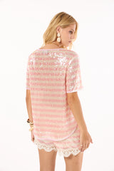 TD Pink Sequin Set