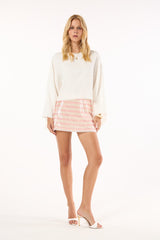 TD White Long Sleeve Blouse