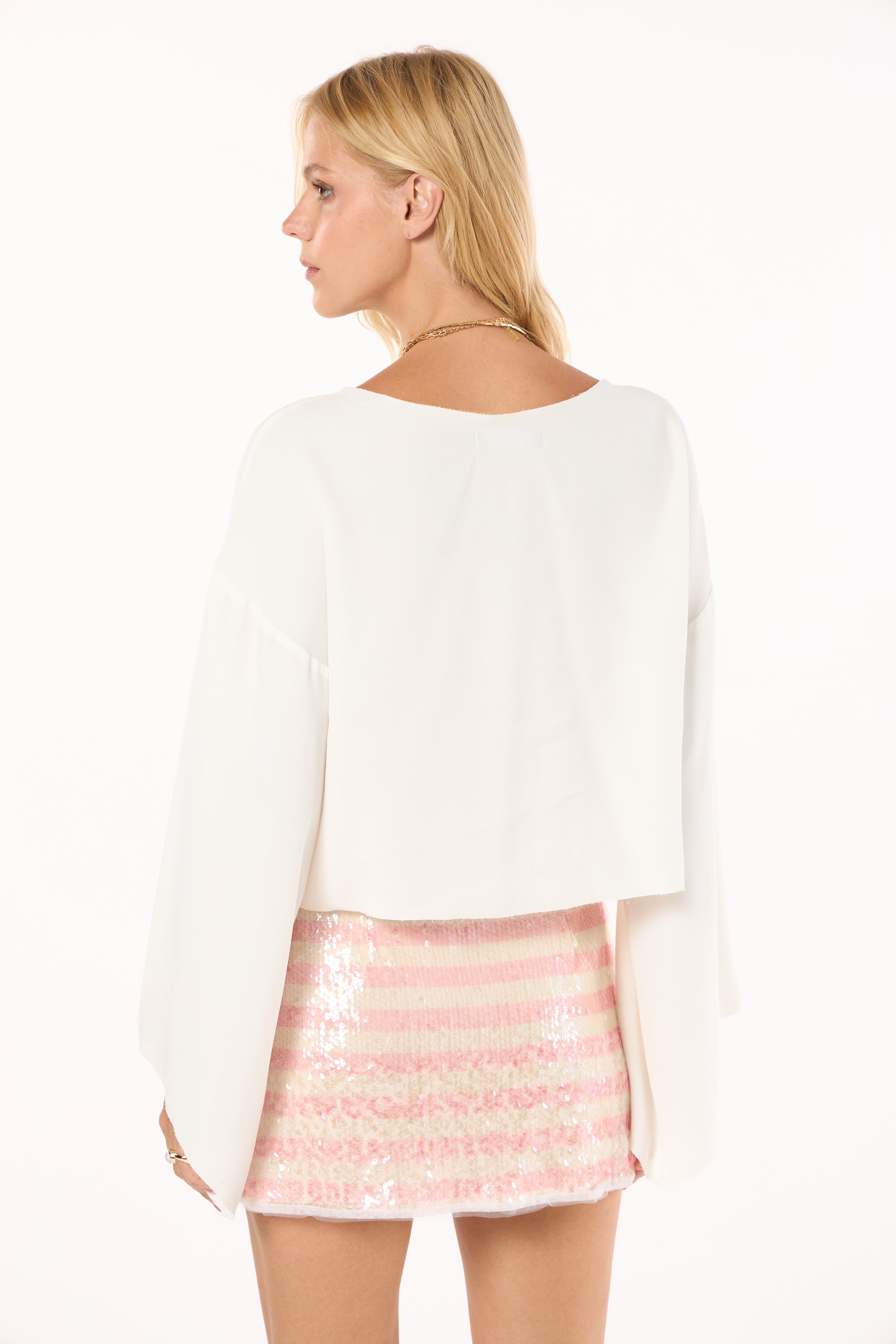 TD Pink Sequin Skirt