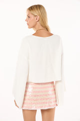 TD Pink Sequin Skirt