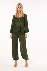 TD Green Lace Set