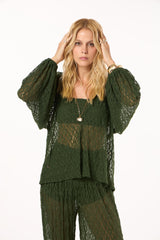 TD Green Lace Set