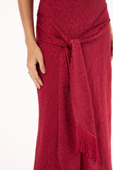 TD Red Midi Dress