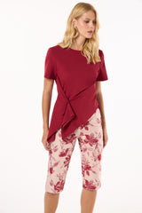 TD Red Blouse