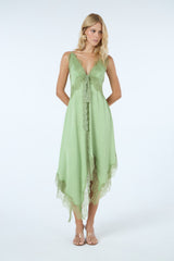 TD Green Midi Dress