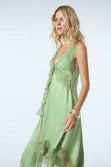 TD Green Midi Dress