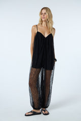 TD Black Lace Jumpsuit