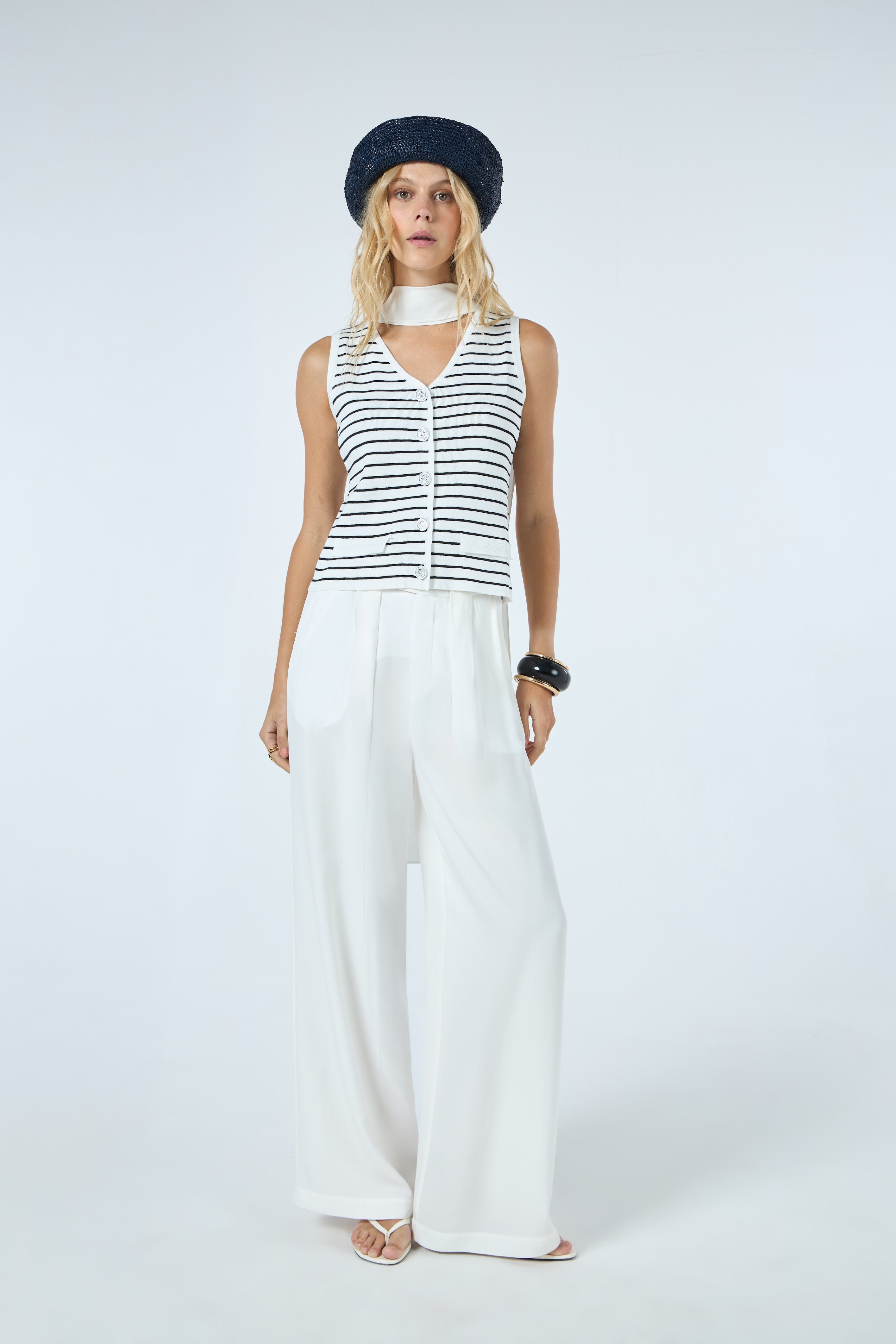 TD Striped Blouse