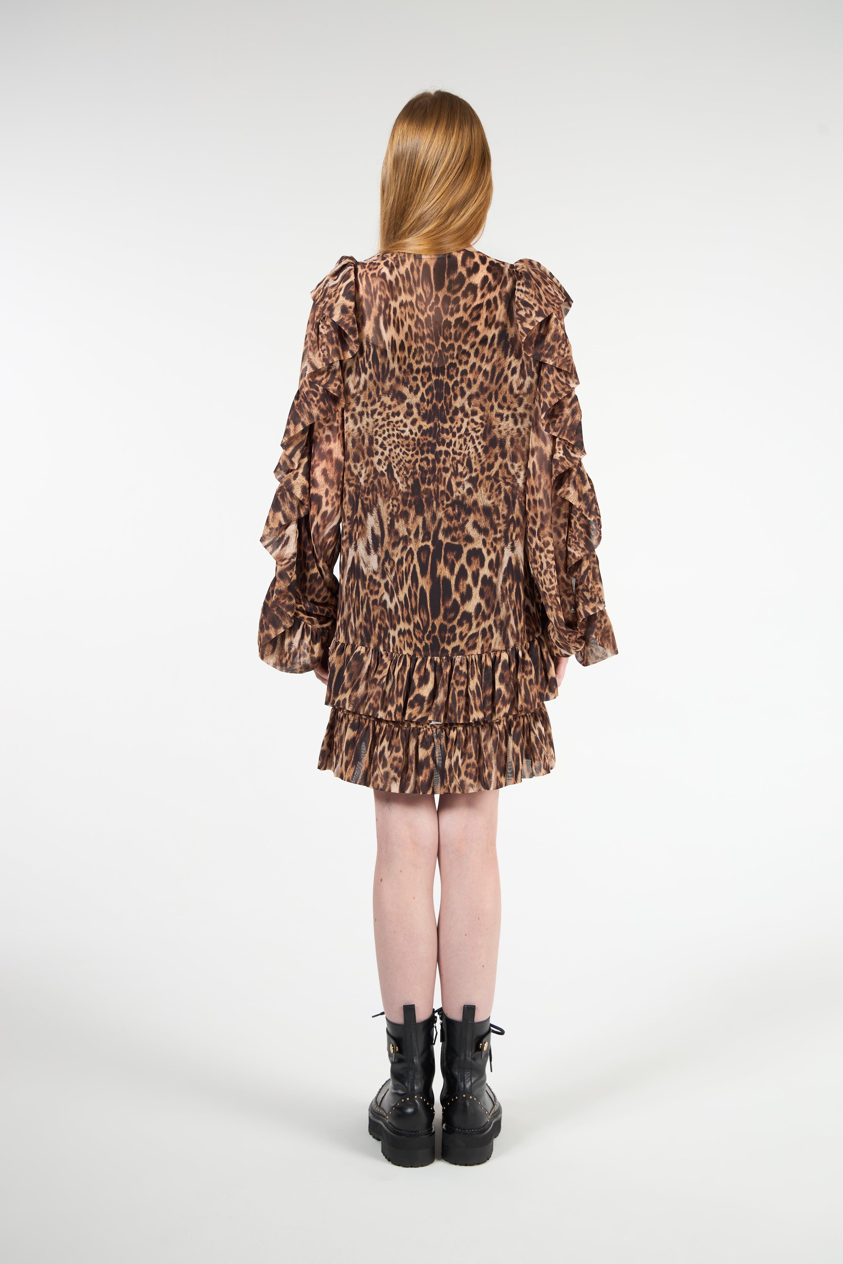 TD Leopard Printed Short Dress