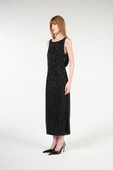 TD Black Sparkly Midi Dress
