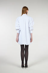 TD White Short Shirt Dress