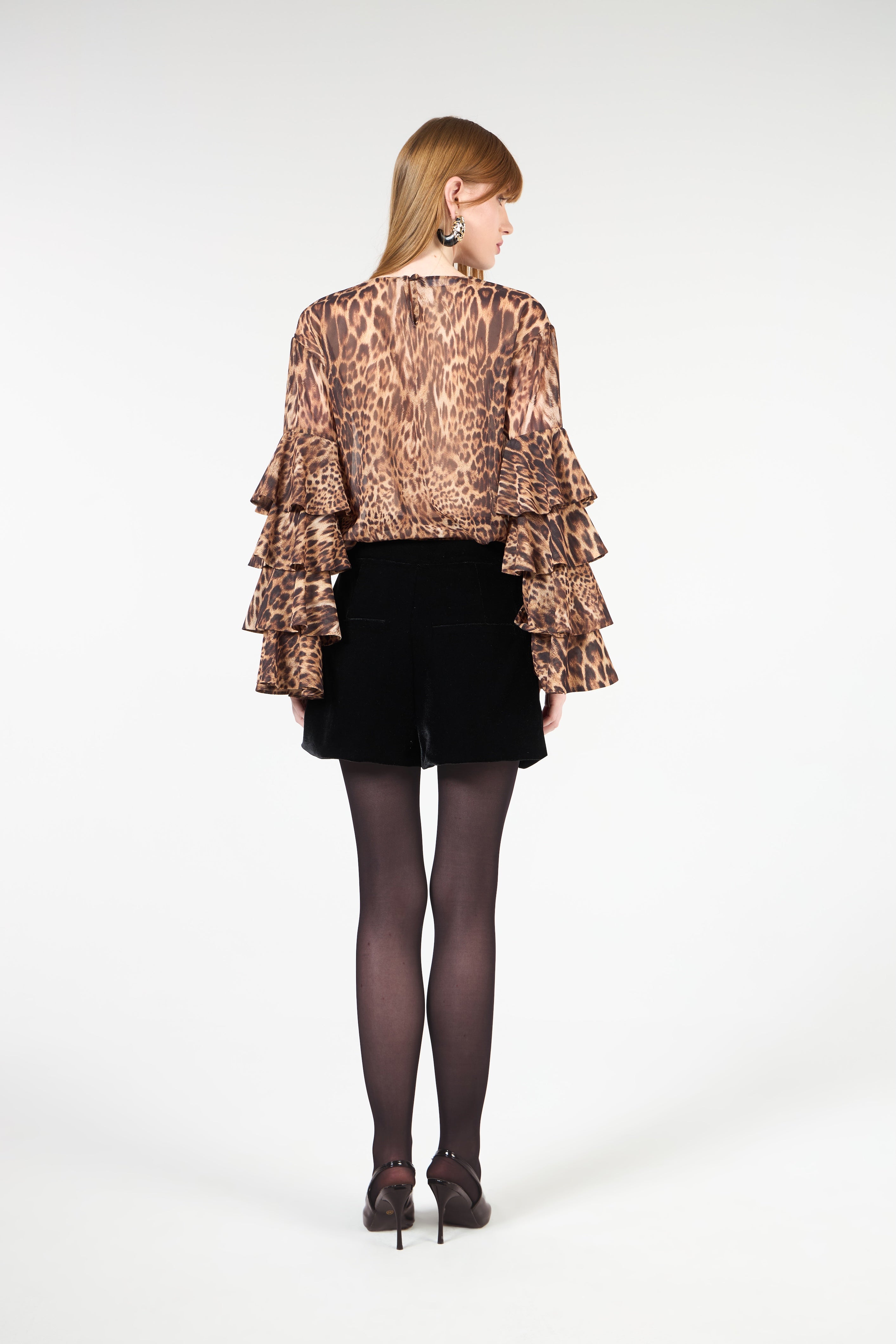 TD Leopard Printed Blouse
