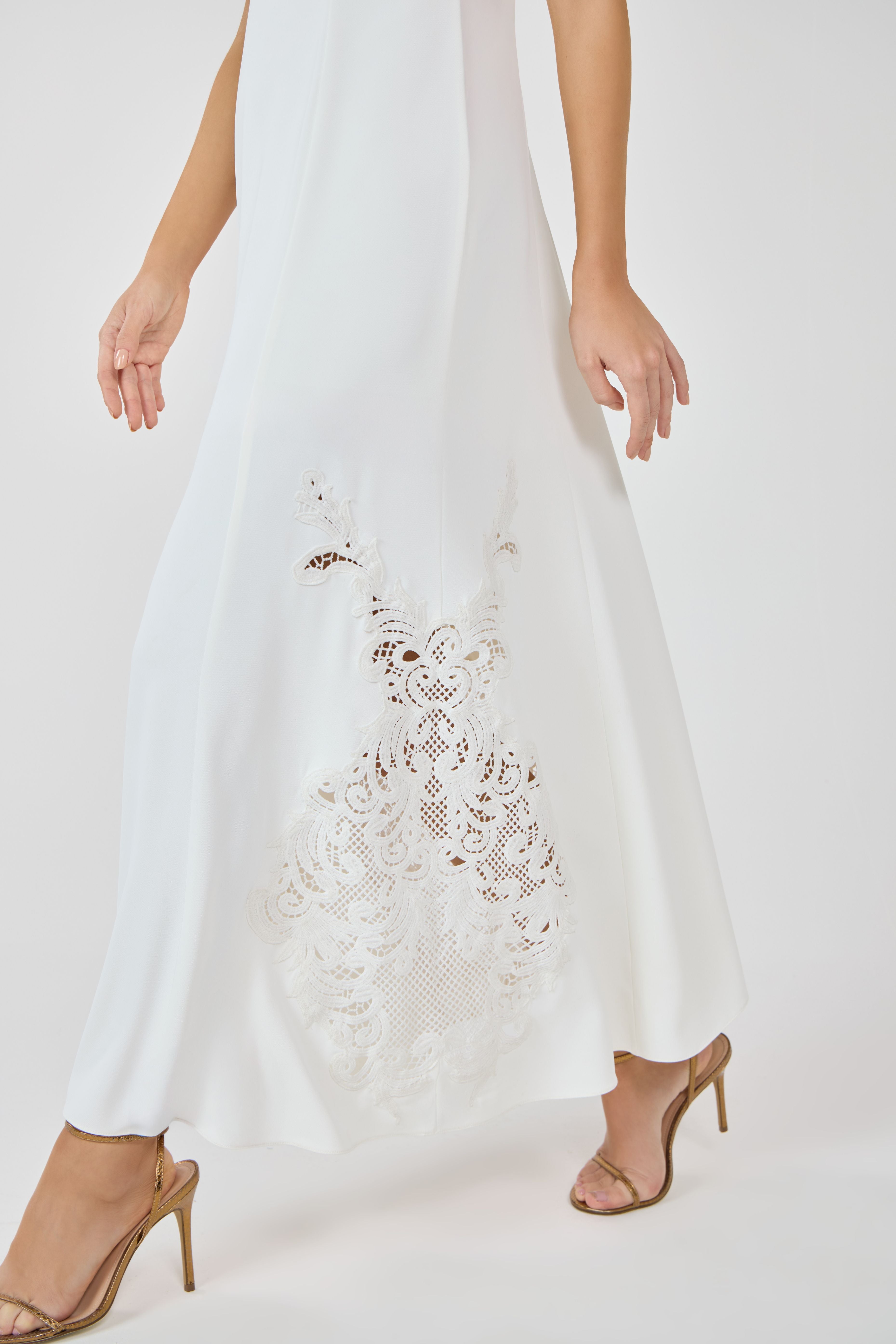 TD White Midi Dress