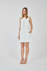 TD White Short Dress