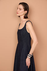 Vestido midi jeans TD