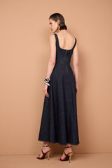 Vestido midi jeans TD