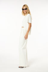 TD White Pants Set