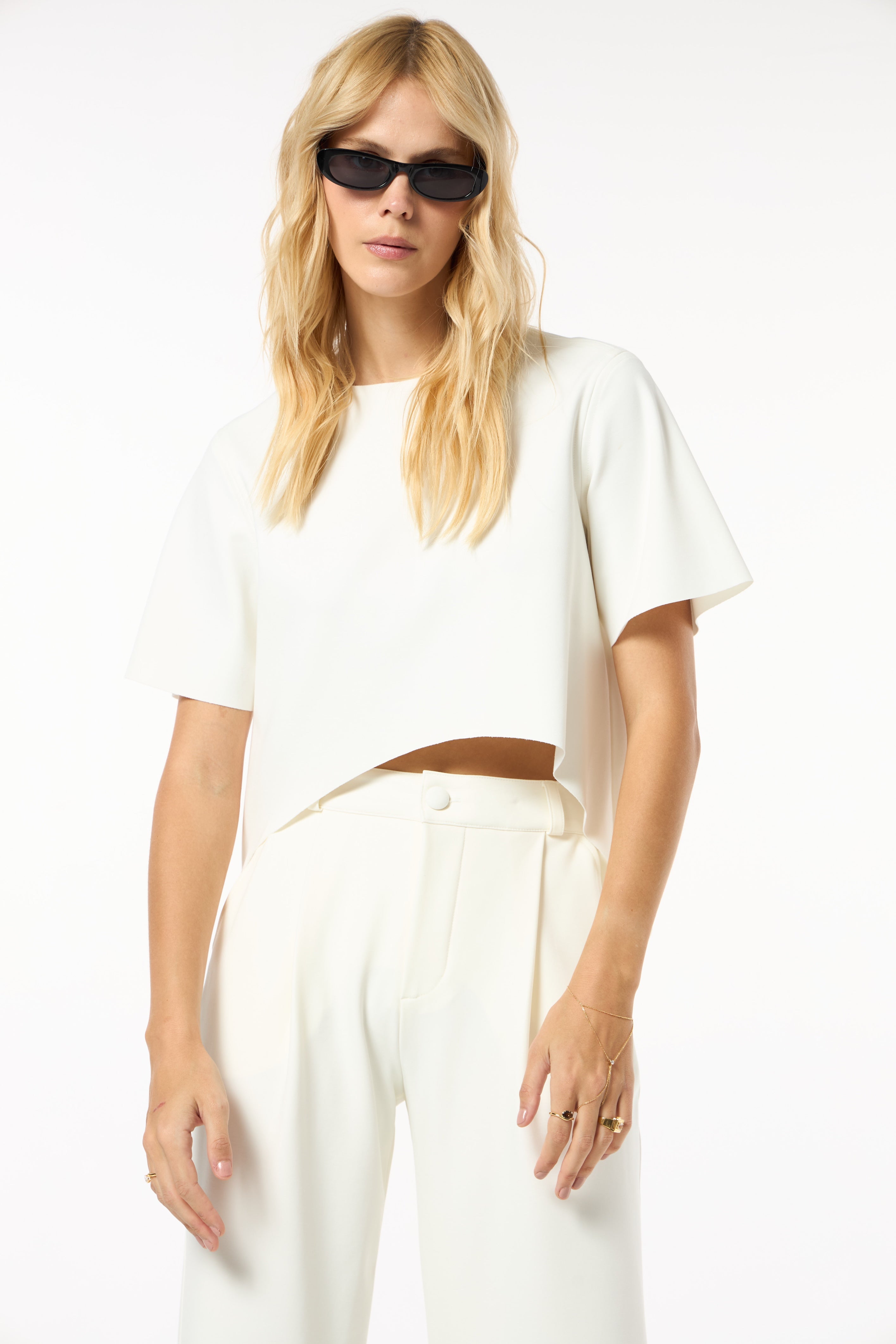TD White Pants Set