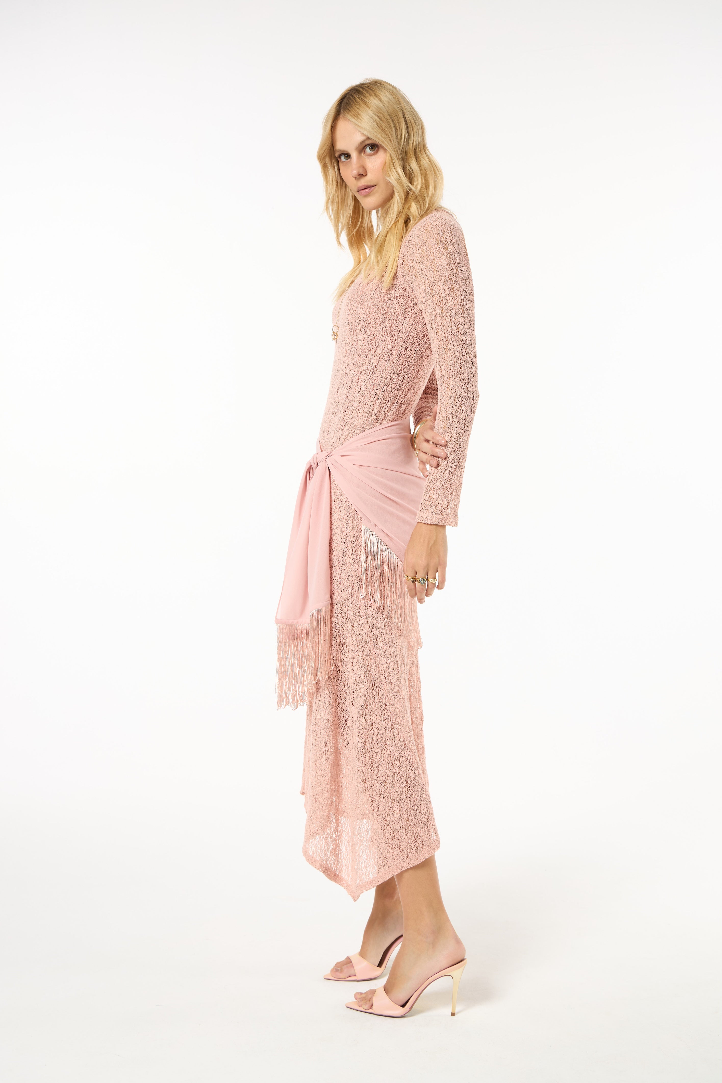 TD Pink Midi Dress