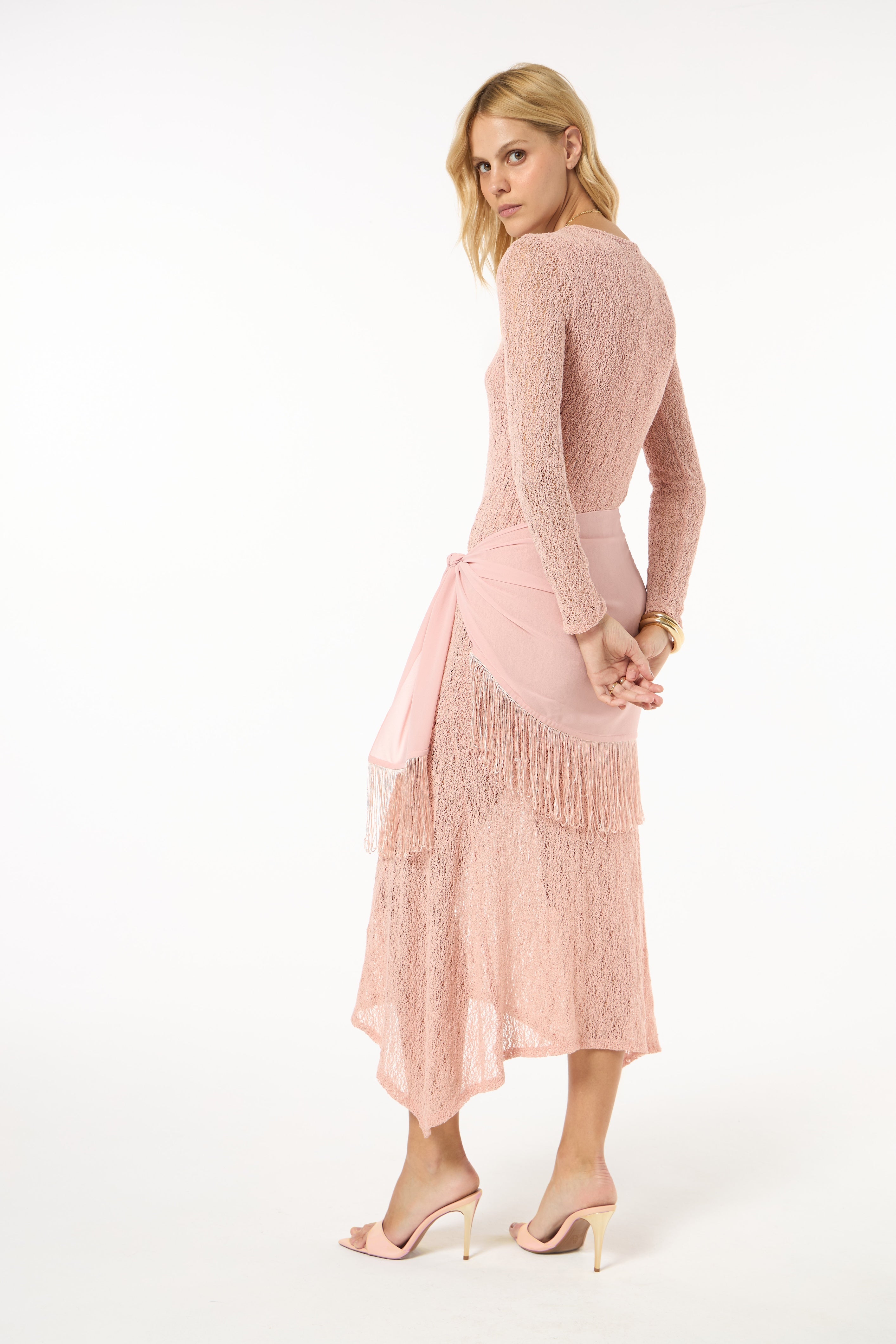 TD Pink Midi Dress