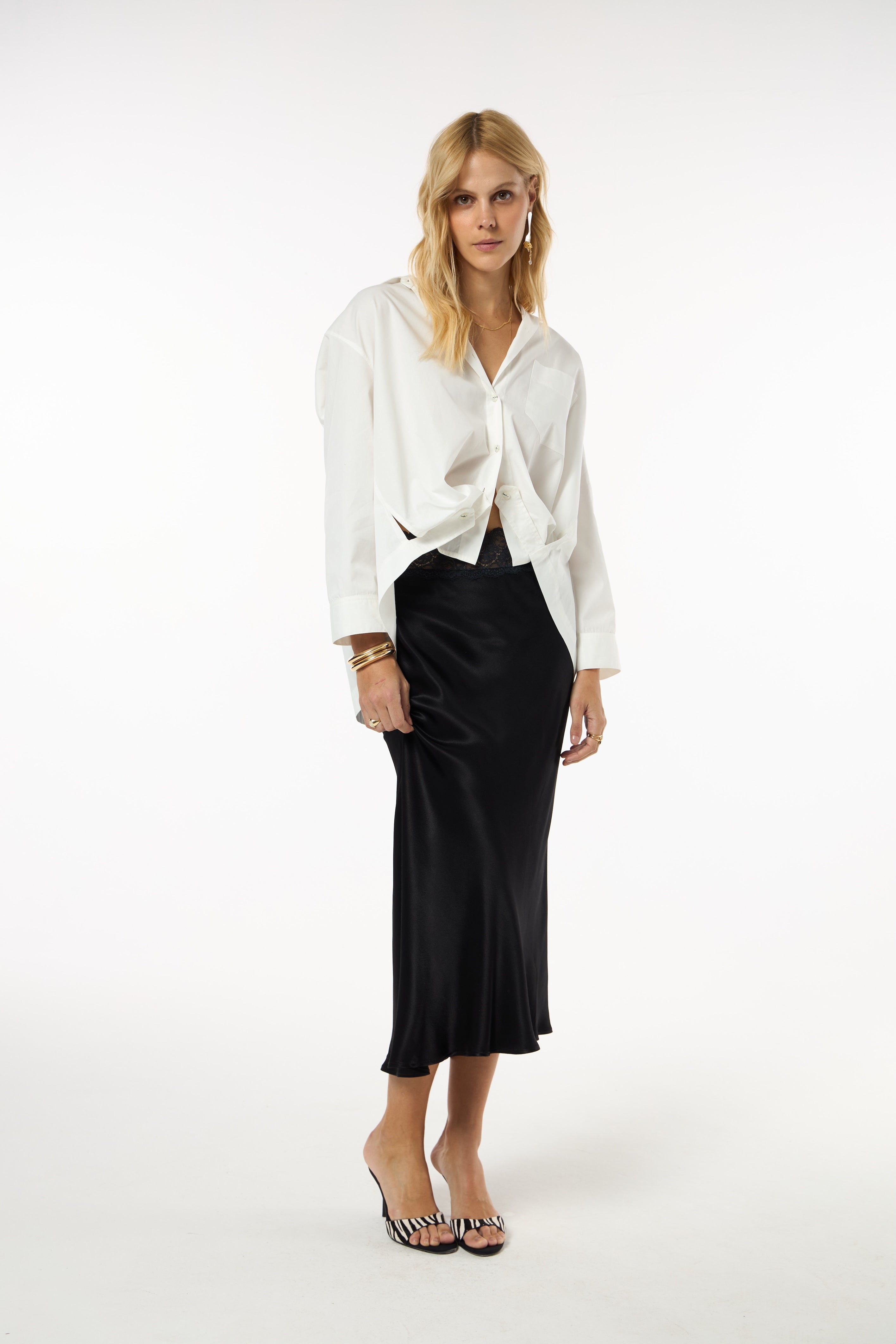 TD Black Midi Skirt