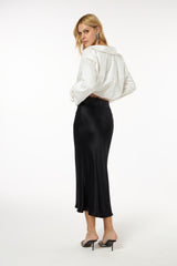 TD Black Midi Skirt
