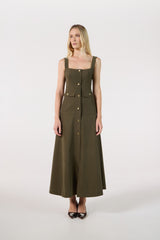 TD Green Midi Dress