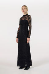 TD Black Midi Strapless Dress