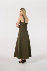 TD Green Midi Dress
