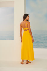 TD Yellow Long Dress