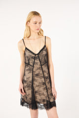 SK Black Lace Short Dress