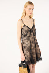 SK Black Lace Short Dress