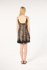 SK Black Lace Short Dress